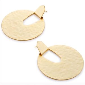 Kendra Scott Diane gold statement earrings